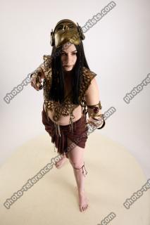 Moira Cosplay Ancksunamun Standing with Knifes 014